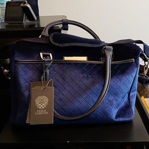 Rich Royal Blue Vince Camuto  weekender Bag never used.